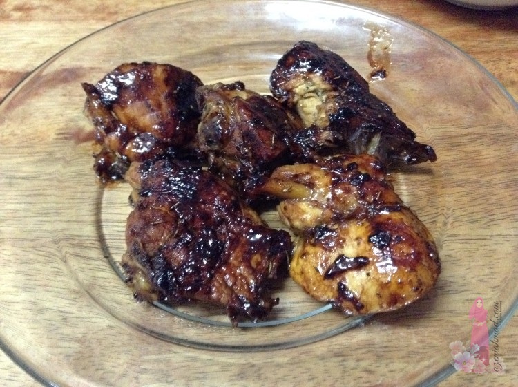 Resipi mudah, ringkas dan senang untuk ayam panggang madu 