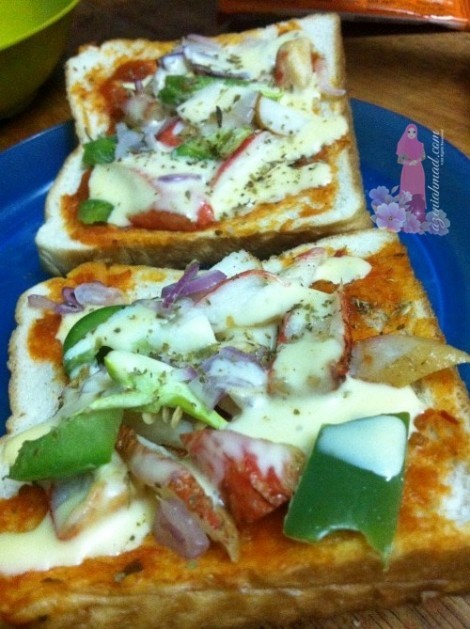 Menu roti piza homemade, cara membuat roti pizza