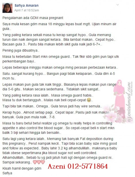 Kaitan kencing manis semasa hamil (diabetes gestasi) dan hypoglycemic