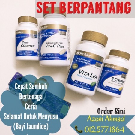 set pantang bersalin shaklee